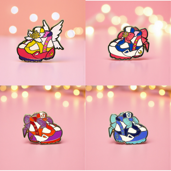 Moonie Shoes Enamel Pin