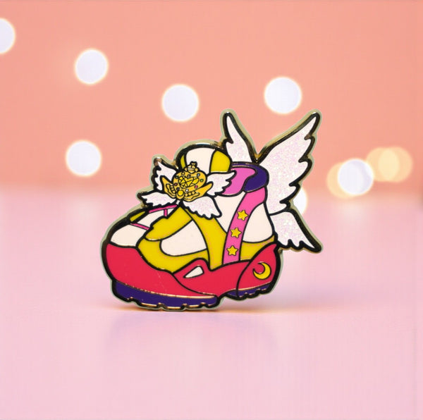 Moonie Shoes Enamel Pin