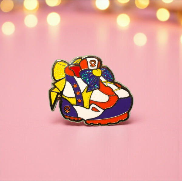 Moonie Shoes Enamel Pin