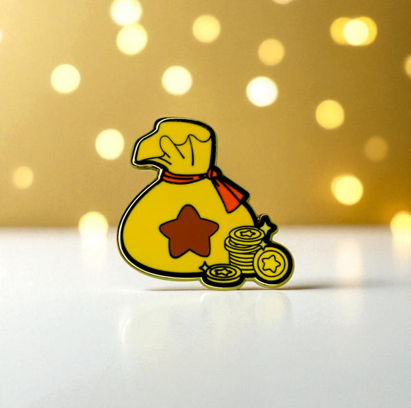 Bell Bag Enamel Pin