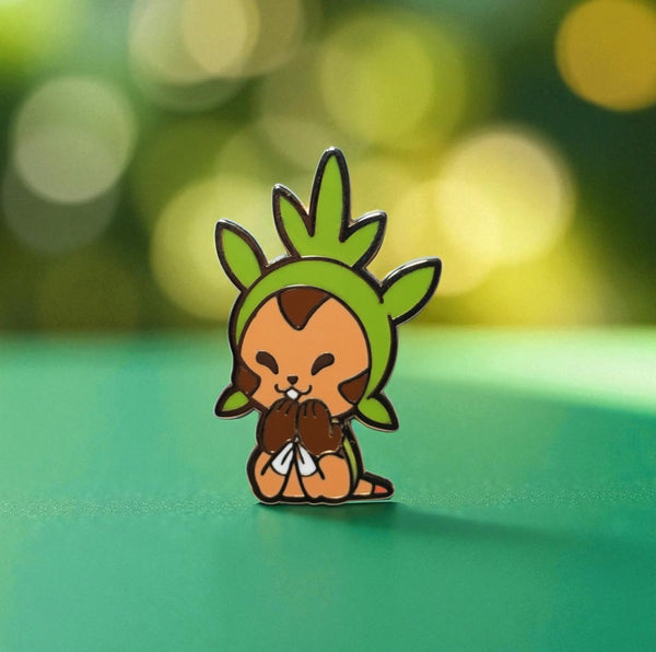 Chespin Enamel Pin