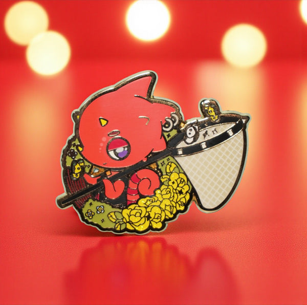 Flick Enamel Pin