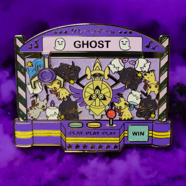 Ghost Type Claw Machine Enamel PIn