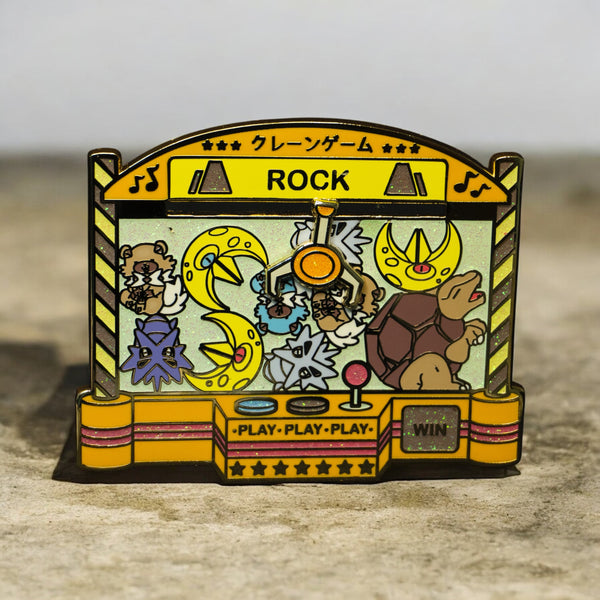 Rock Type Claw Machine Enamel PIn