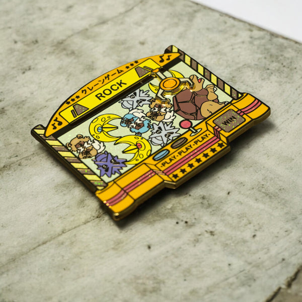 Rock Type Claw Machine Enamel PIn