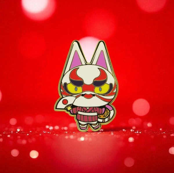 Kabuki Enamel Pin