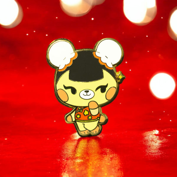 Pekoe Enamel Pin