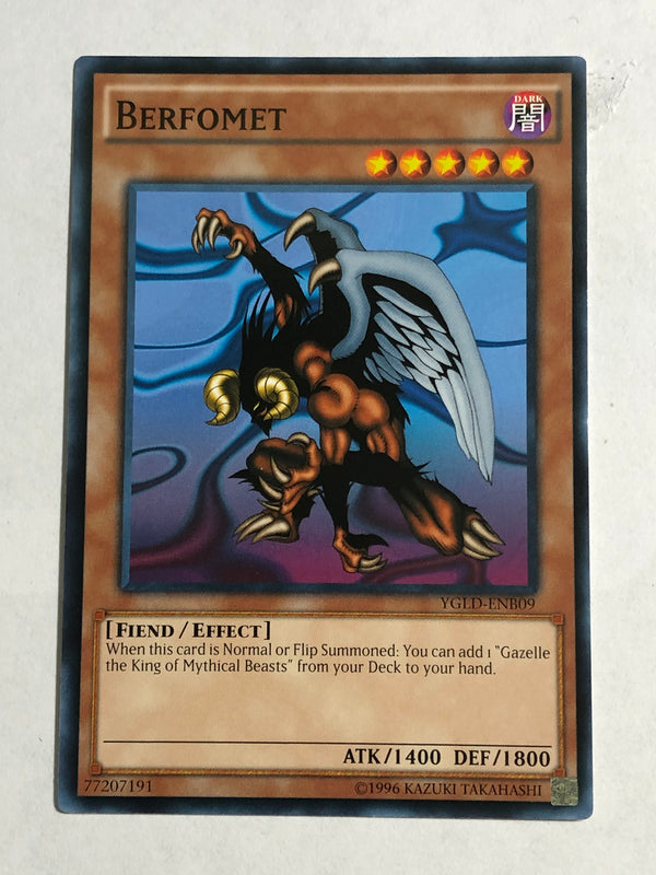 berfomet yugioh card BBPlanetToys