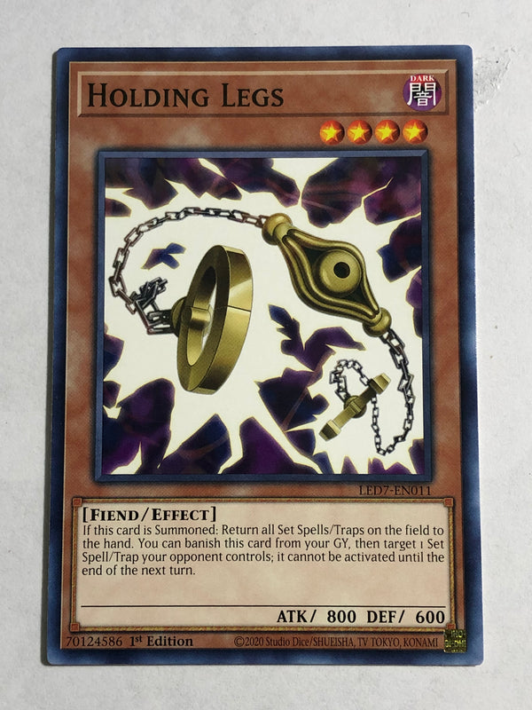 HOLDING LEGS