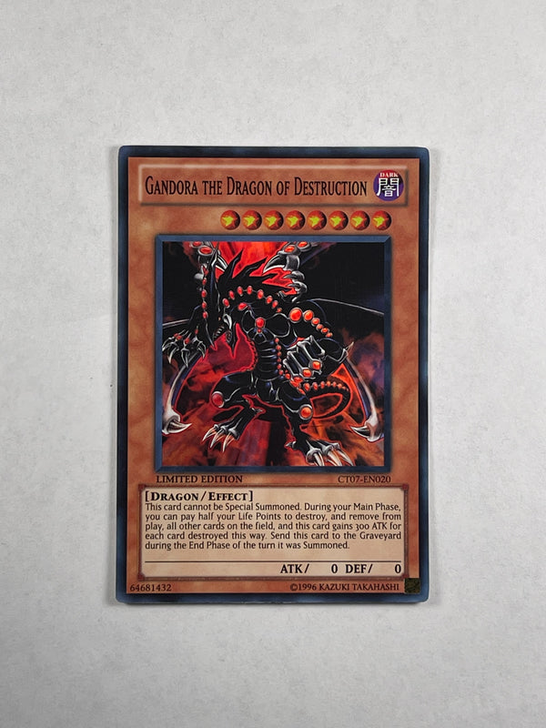 yugioh card gandora the dragon of destruction BBPlanetToys