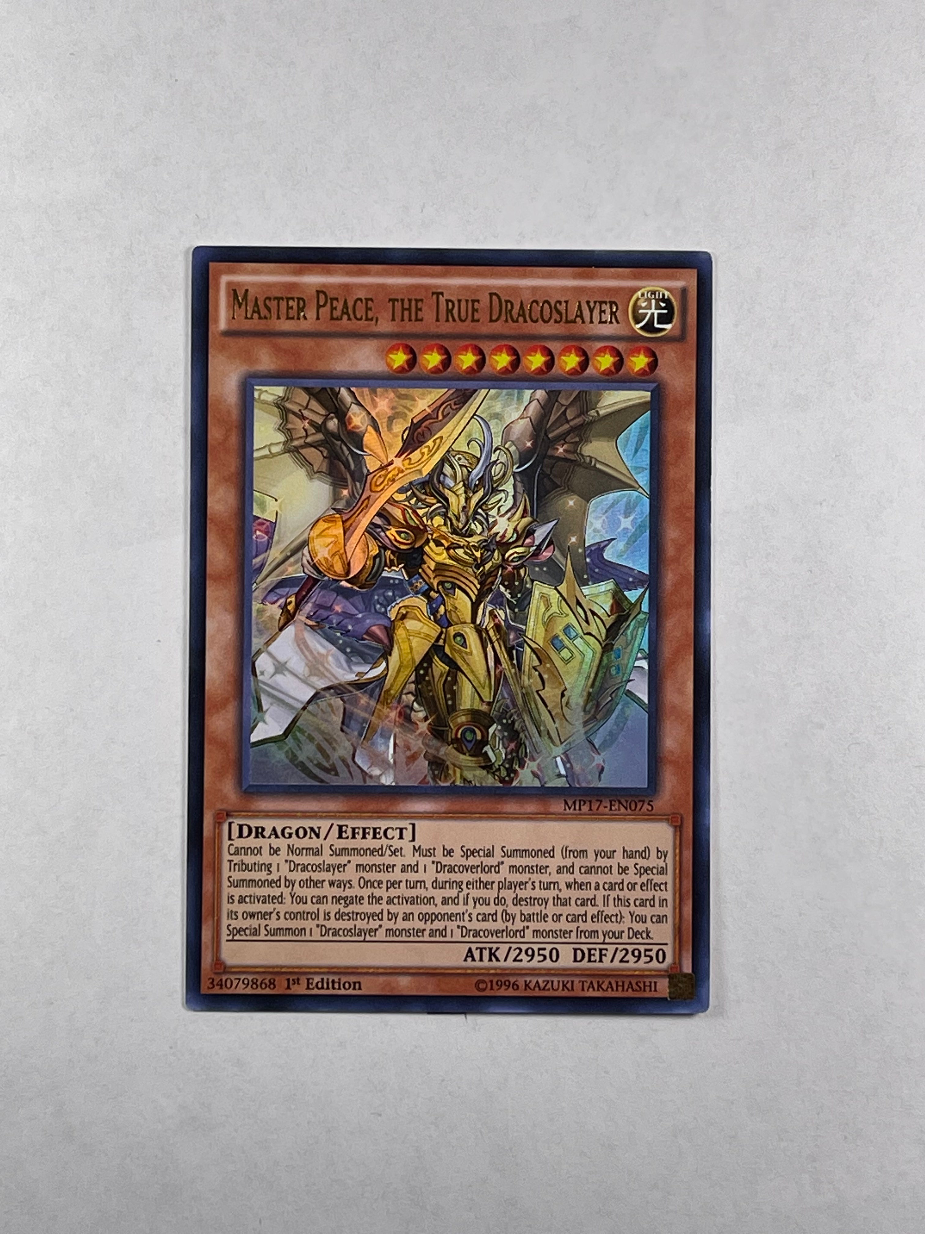 master peace yugioh deck Master Peace, the True Dracoverlord | Card Details