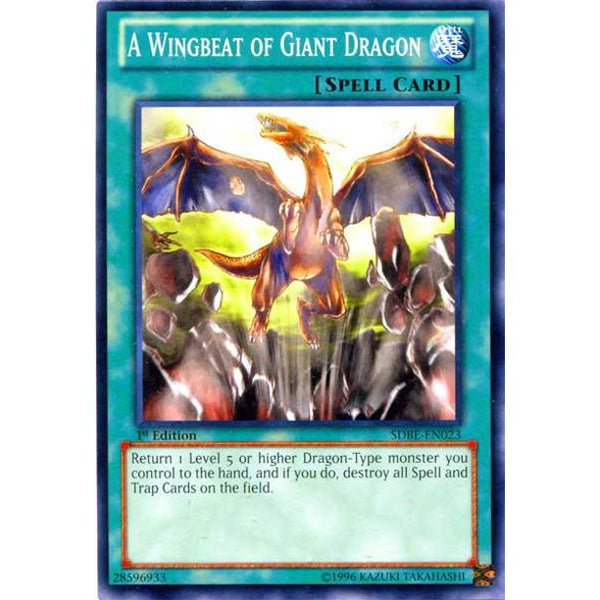 A WINGBEAT OF GIANT DRAGON