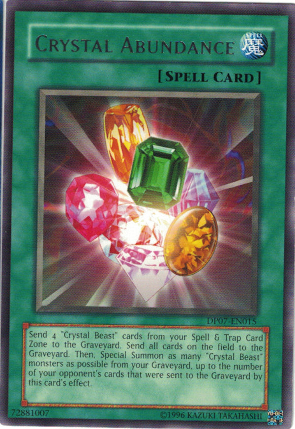 CRYSTAL ABUNDANCE