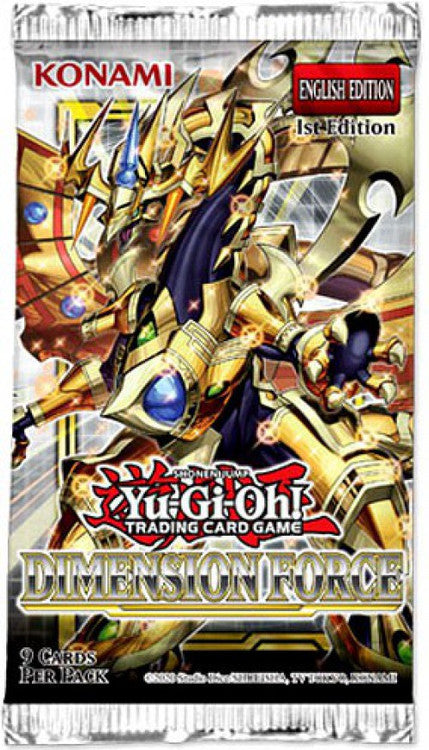 YU-GI-OH! TCG: DIMENSION FORCE BOOSTER PACK 1ST EDITION