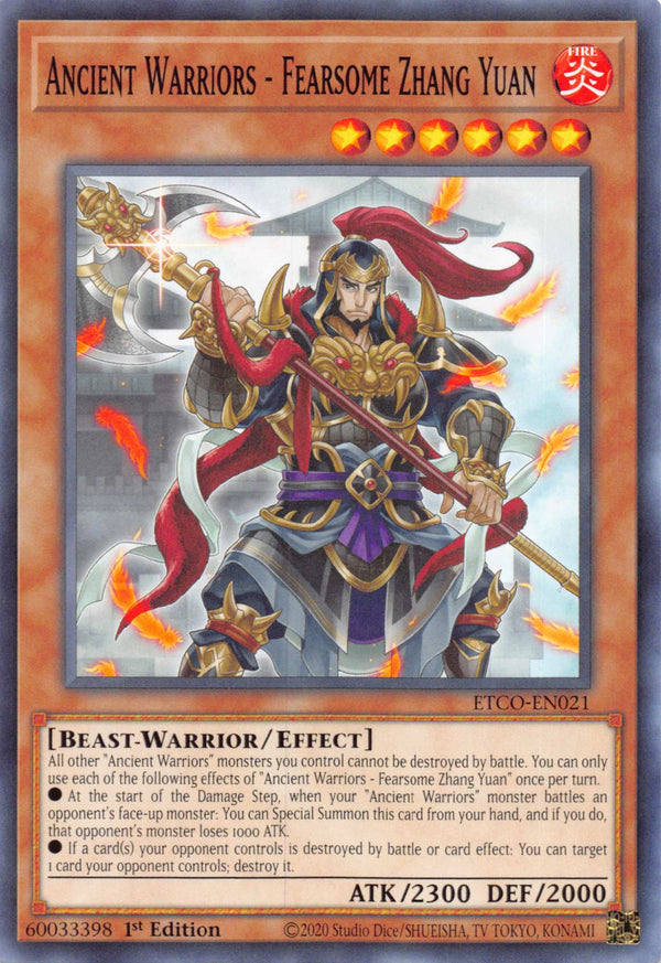 ANCIENT WARRIORS - FEARSOME ZHANG YUAN
