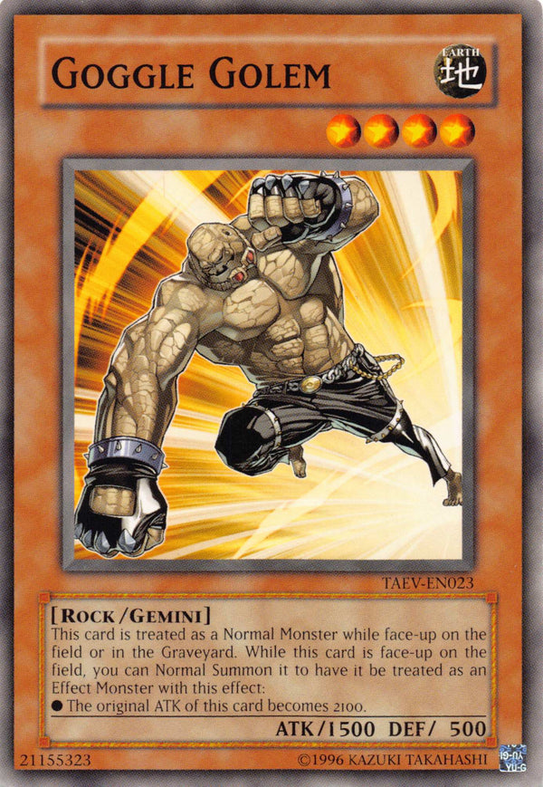 GOGGLE GOLEM