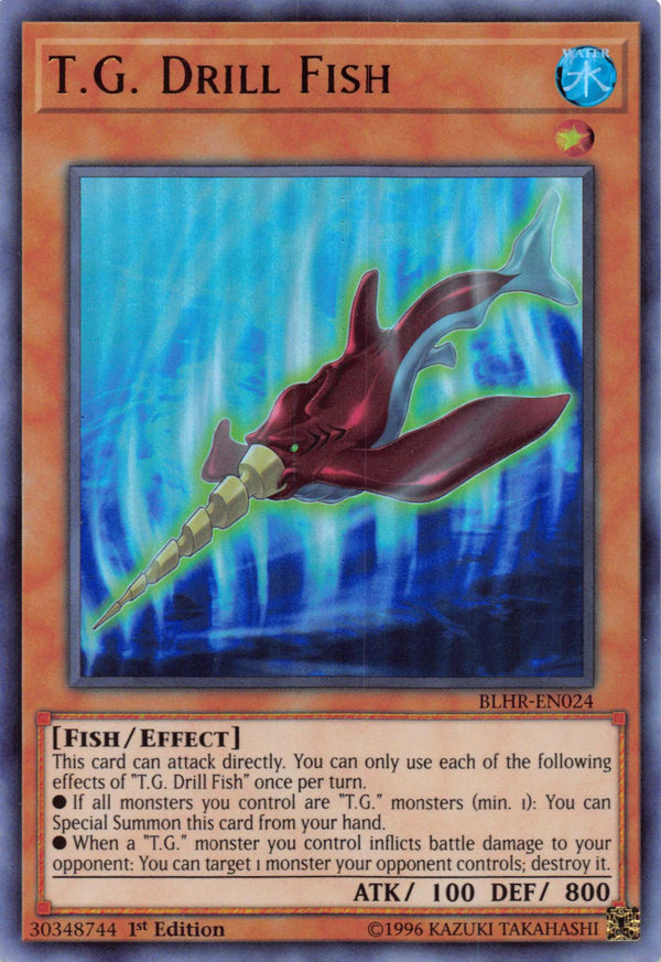 T.G. DRILL FISH