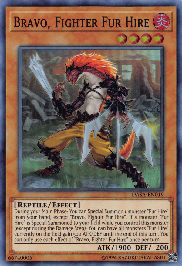 BRAVO, FIGHTER FUR HIRE