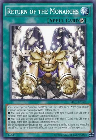 RETURN OF THE MONARCHS